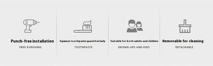 Fully Automatic Toothpaste Squeeze Set