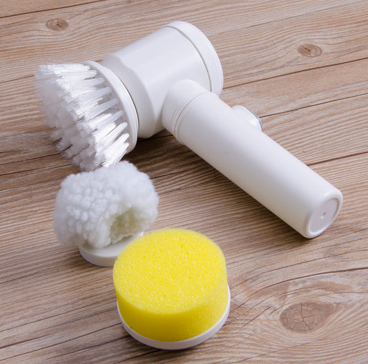 5 in 1 Kitchen Household Handheld Groove Multi-Function Electric Cleaning Brush
