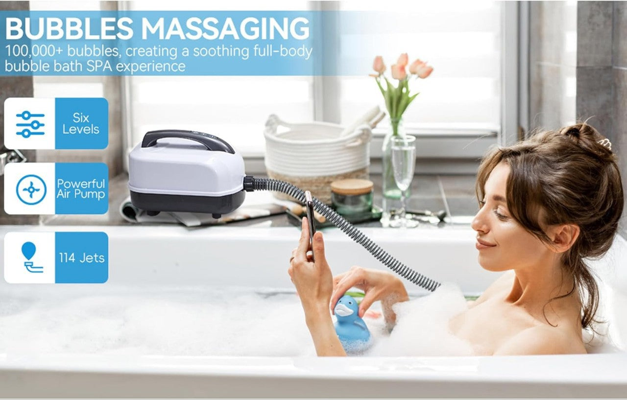Household Electric Surf Bubble SPA Full-Body Bubble Massage Water